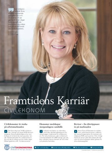Civilekonom 2013 - Framtidens Karriär