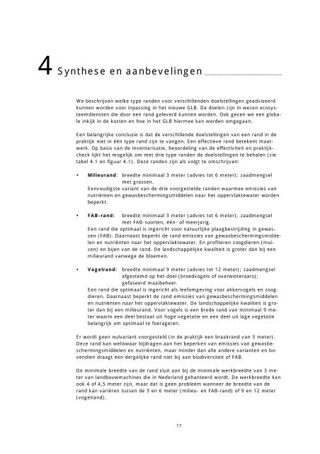 rapport Randenbeheer in het GLB - Clm