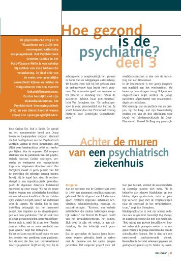 Achter de muren van een psychiatrisch ziekenhuis - Weliswaar