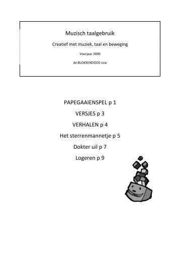 Muzisch taalgebruik - web.pdf - De Blokkendoos VZW