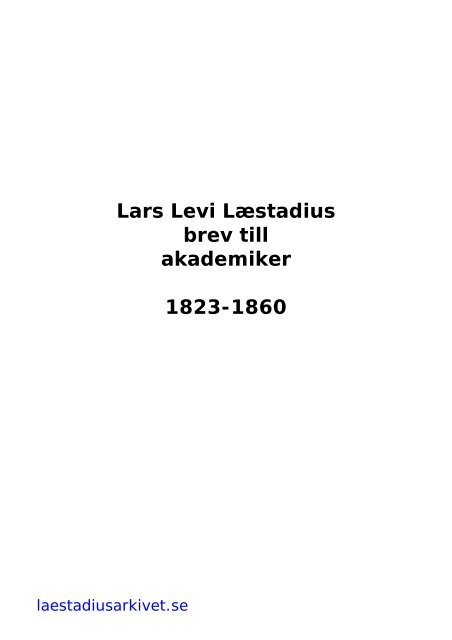 Karesuando i Torne Lappmark d - laestadiusarkivet