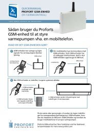 Sådan bruger du Proforts GSM-enhed til at styre ... - Om Profort