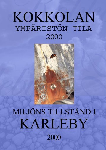 Kokkolan ympäristön tila