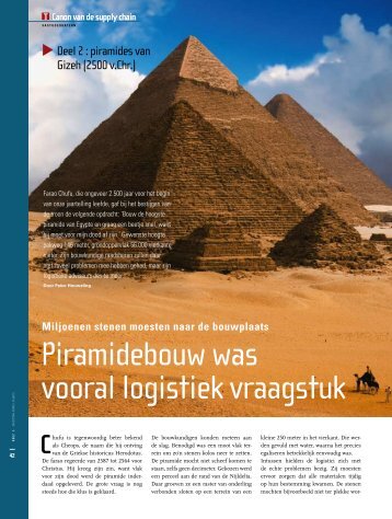 Lees dit artikel in .pdf - Supply Chain Magazine