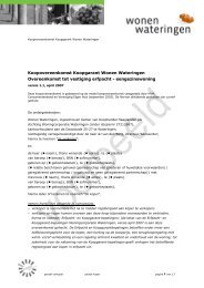 Koopovereenkomst Koopgarant Wonen Wateringen Overeenkomst ...