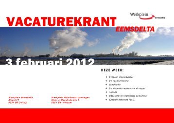 Vacaturekrant Eemsdelta 030212 - Seaports Xperience Center