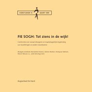 FIE SOGH: Tot ziens in de wijk! - Hogeschool Utrecht