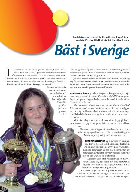 Bäst i Sverige! - Svenska Makkabiförbundet