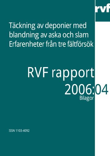 2006:04 Bilagor - Avfall Sverige