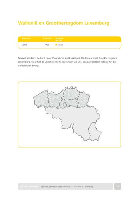 Telenet Werfbrochure - Integan