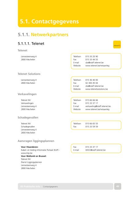 Telenet Werfbrochure - Integan
