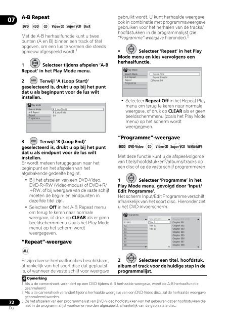 bestanden/Hdd Recorder Pioneer DVR-560H-S.pdf - Handleiding ...