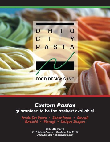 Ohio City Pasta Brochure PDF download
