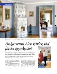 Article for swedish magazine Gods & Gårdar about ... - john werich
