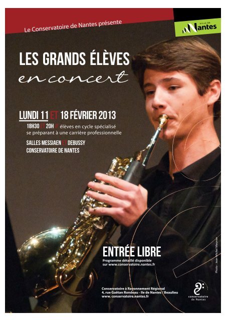 Programme ICI - Conservatoire de Nantes