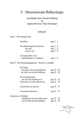 3 - Dimensionale Reflexologie - Thijs Versteegh