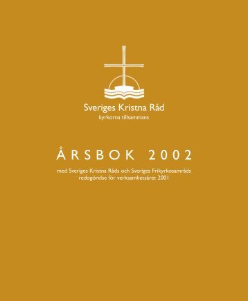 ÅRSBOK 2002 - Sveriges kristna råd