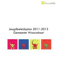 Jeugdbeleidsplan 2011-2013 Gemeente Waarschoot