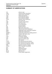 SUMMARY OF ABBREVIATIONS
