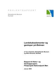 geotoper - Danmarks nationalparker