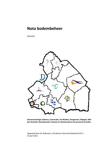 Nota bodembeheer def.pdf - Gemeenteraad Coevorden