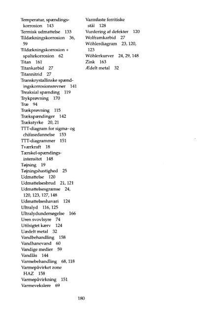 Nedbrydningsformer, rustfrit stål, nikkel, titan - Materials.dk