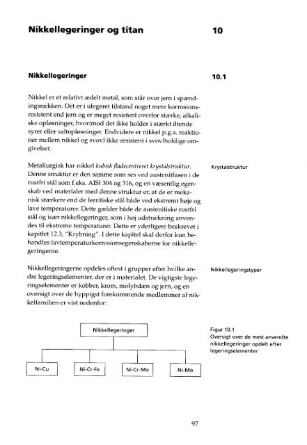 Nedbrydningsformer, rustfrit stål, nikkel, titan - Materials.dk