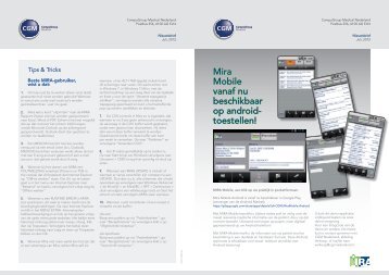 CGM Nederland Q3 Nieuwsbrief, Jul/2012 - CompuGroup Medical