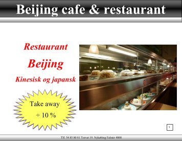 Se hele vores menukort - Restaurant Beijing