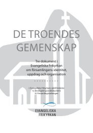 De troenDes gemenskap - Evangeliska Frikyrkan