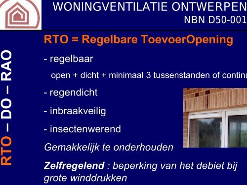 WONINGVENTILATIE ONTWERPEN