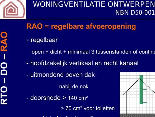 WONINGVENTILATIE ONTWERPEN