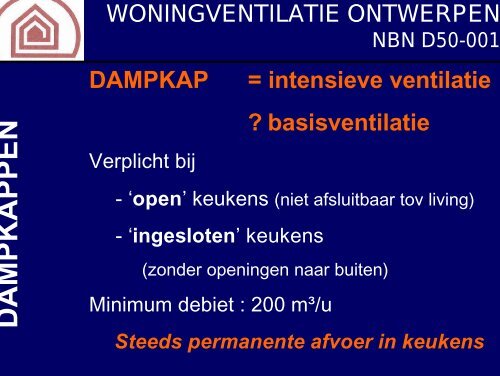 WONINGVENTILATIE ONTWERPEN