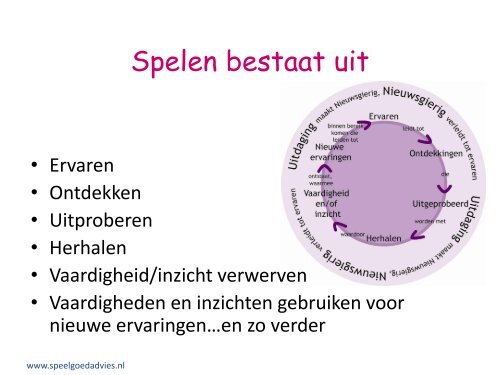 Het belang van spel en spelen voor ontwikkelingsgericht werken