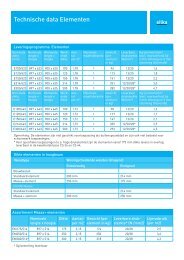 Technische data Silka Elementen - Xella