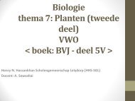 Biologie thema 7: Planten (tweede deel) VWO ... - Ashvin Sewsahai