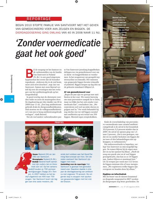 Zonder voermedicatie gaat het ook goed - boerentaal.nl