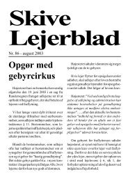 Opgør med gebyrcirkus - Lejernes LO – Skive afd.