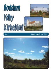 Kirkeblad nr. 2, 2013 - Boddum og Ydby kirker