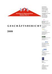 Geschäftsbericht_2008 mit Anhang - beim DPO | Dachverband der ...