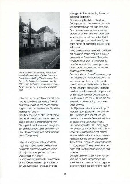 Over Oegstgeest oktober 1997 - Vereniging Oud Oegstgeest