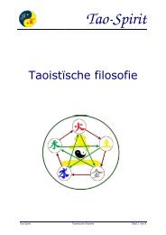 Fylosofie en 6-elementenleer - Tao Spirit