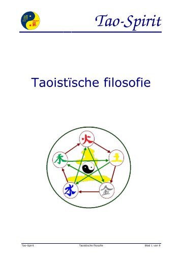 Fylosofie en 6-elementenleer - Tao Spirit