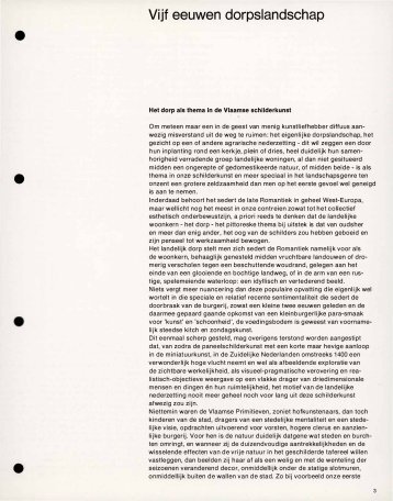 Vijf eeuwen dorpslandschap