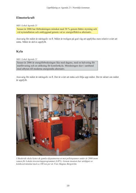 Uppföljning av Lokal Agenda 21 - Norrtälje kommun