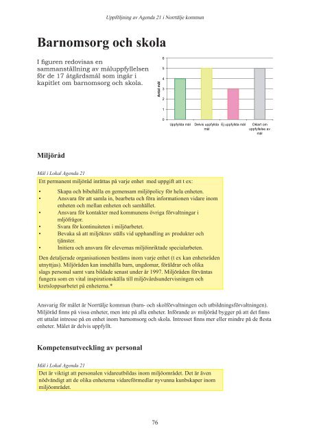 Uppföljning av Lokal Agenda 21 - Norrtälje kommun