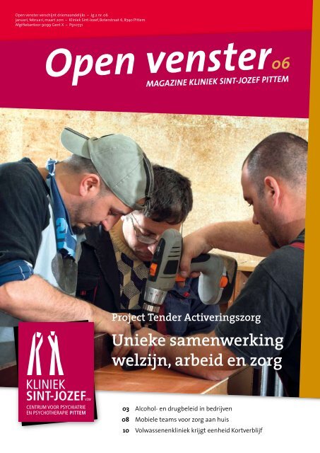 Project Tender Activeringszorg verenigt welzijn ... - Open Venster