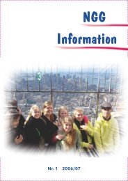 NGG-Information #1 2006-2007 - Nordsjællands Grundskole og ...