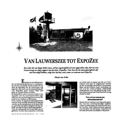 VAN LAUWERSZEE TOT EXPOZEE - Noorderbreedte