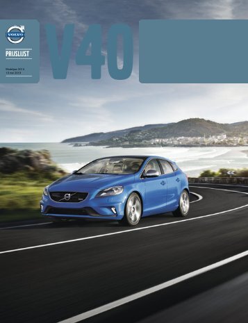 Prijslijst Volvo V40